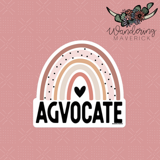 Agvocate Rainbow Sticker