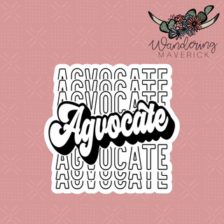 Multiple Agvocate Sticker