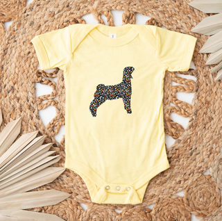 Colorful Cheetah Goat One Piece/T-Shirt (Newborn - Youth XL) - Multiple Colors!