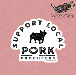 Support Local Pork Producers Sticker