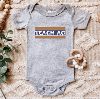 Stripe Teach Ag One Piece/T-Shirt (Newborn - Youth XL) - Multiple Colors!