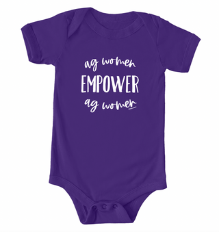 Ag Women Empower White One Piece/T-Shirt (Newborn - Youth XL) - Multiple Colors!