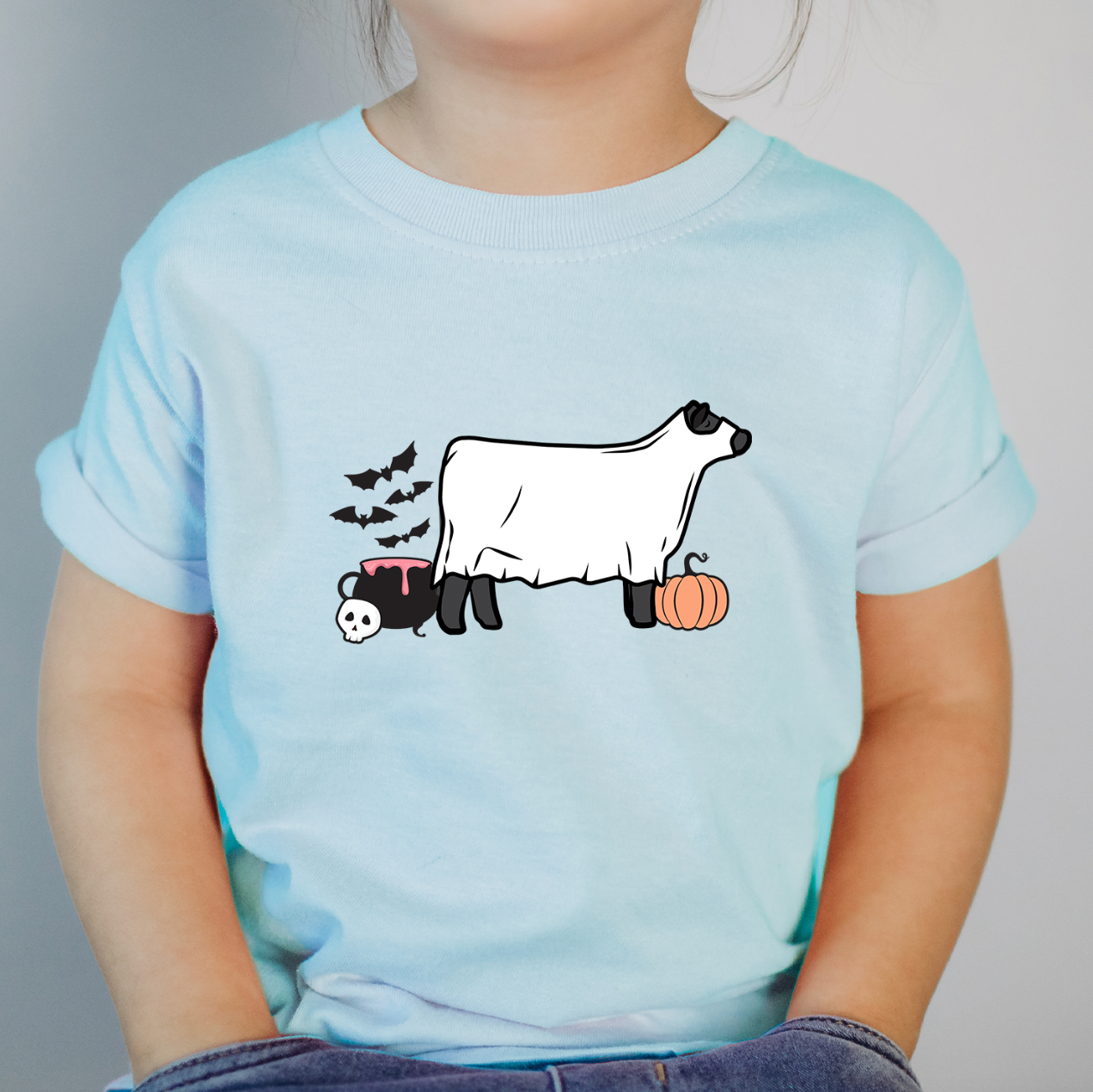 Ghost Cattle One Piece/T-Shirt (Newborn - Youth XL) - Multiple Colors!