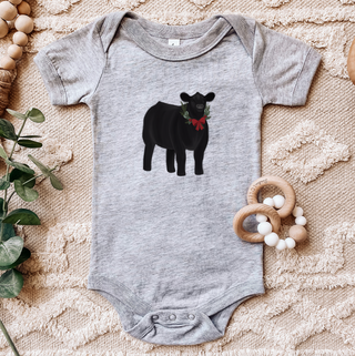 Christmas Steer One Piece/T-Shirt (Newborn - Youth XL) - Multiple Colors!