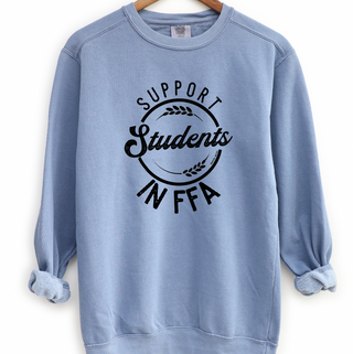 Support Students in FFA Crewneck (S-4XL) - Multiple Colors!