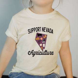 Support Nevada Agriculture One Piece/T-Shirt (Newborn - Youth XL) - Multiple Colors!