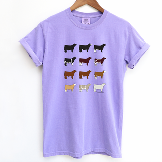 Steer Breeds ComfortWash/ComfortColor T-Shirt (S-4XL) - Multiple Colors!