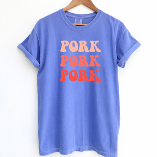 Funky Pork Orange ComfortWash/ComfortColor T-Shirt (S-4XL) - Multiple Colors!