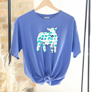 Turquoise Cheetah Heifer ComfortWash/ComfortColor T-Shirt (S-4XL) - Multiple Colors!