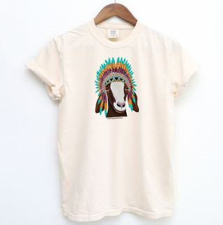 Goat Headdress ComfortWash/ComfortColor T-Shirt (S-4XL) - Multiple Colors!