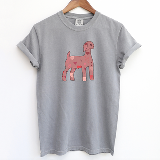 Valentines Goat ComfortWash/ComfortColor T-Shirt (S-4XL) - Multiple Colors!