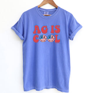 Patriotic Ag Is Cool ComfortWash/ComfortColor T-Shirt (S-4XL) - Multiple Colors!