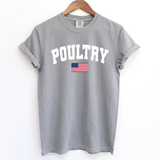 Poultry Flag ComfortWash/ComfortColor T-Shirt (S-4XL) - Multiple Colors!