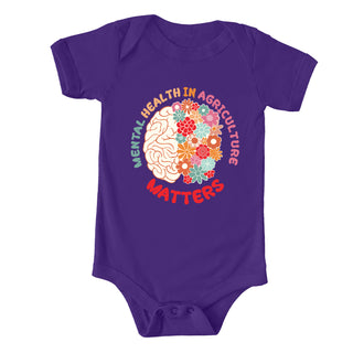 Mental Health In Agriculture Matters One Piece/T-Shirt (Newborn - Youth XL) - Multiple Colors!